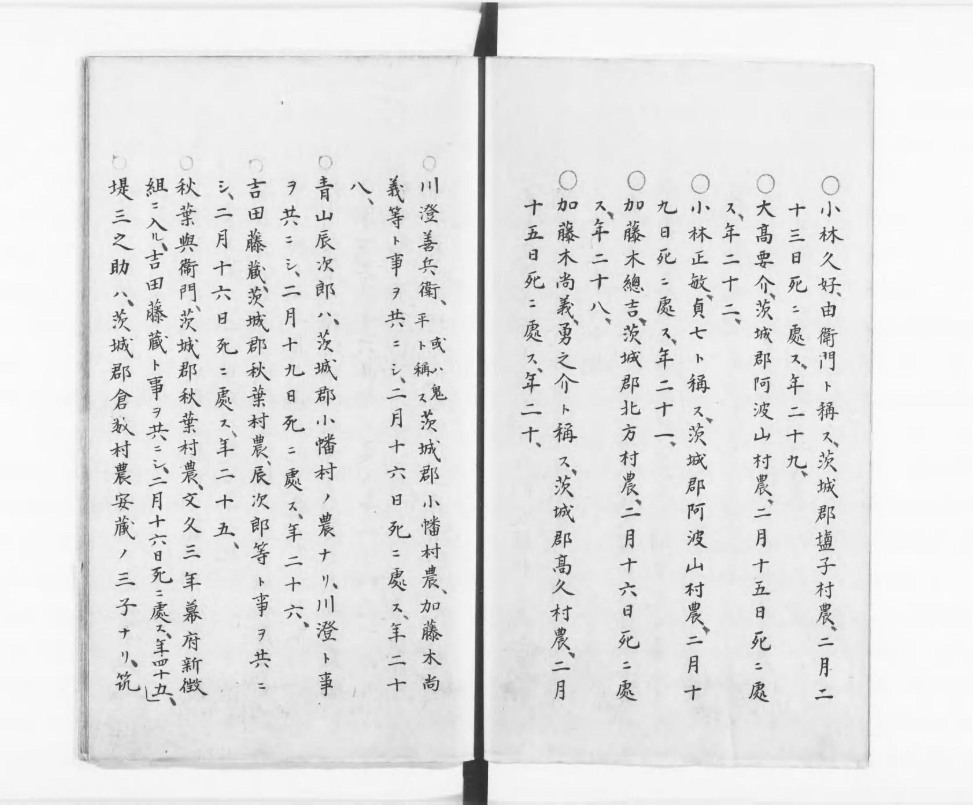 水戸藩死事録 - Next Digital Library