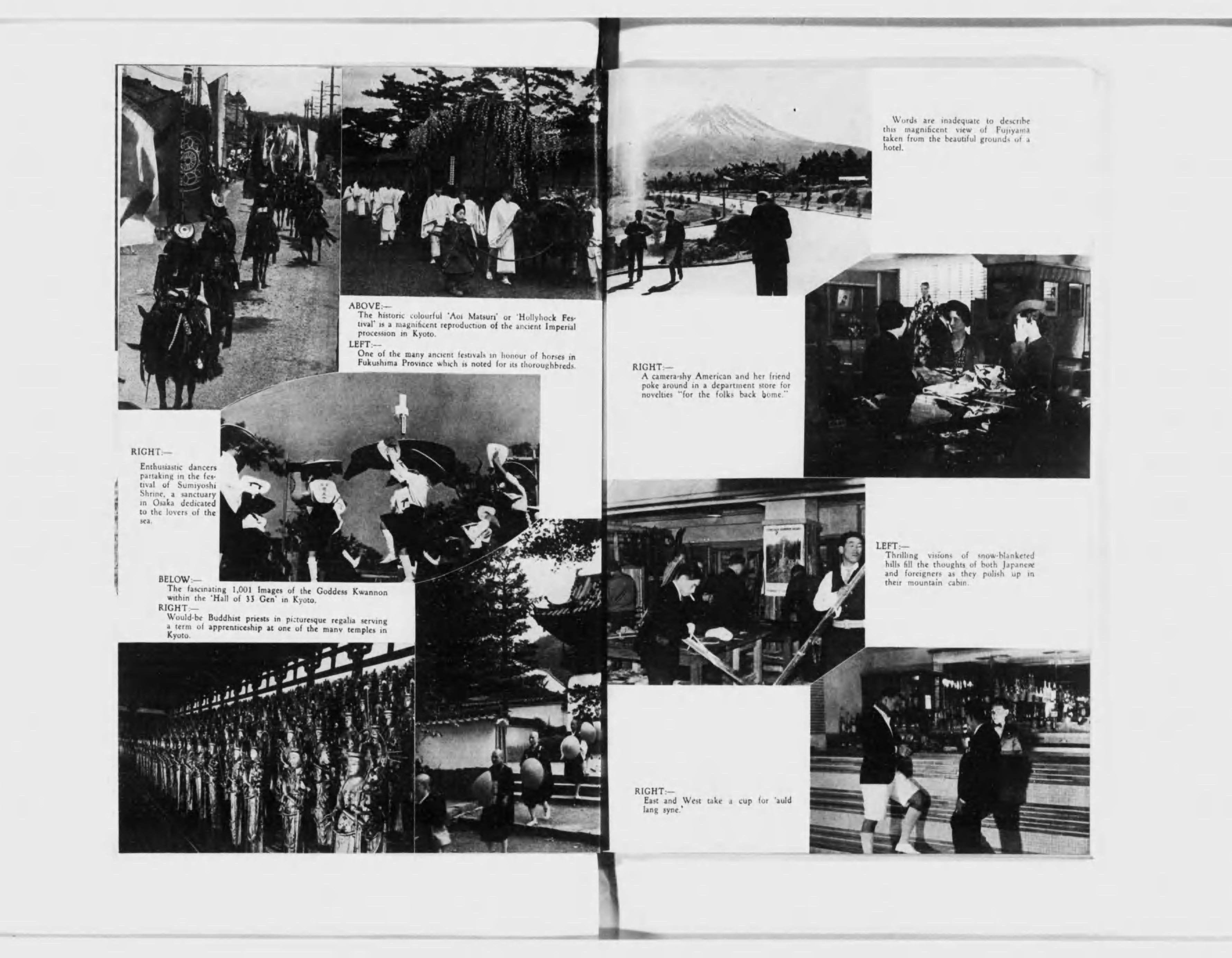 Bｂ2217-b 本 GLIMPSES OF THE EAST 1927－28 日本郵船會社英文世界年鑑-