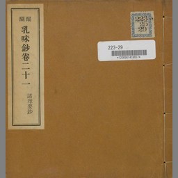 醍醐乳味鈔巻20 再版- NDL Digital Collections